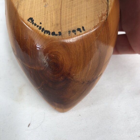 Dave Hughes Driftwood Duck Texas Guadalupe River Carved Sculpture Artist Signed - Picture 9 of 16